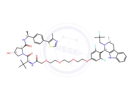Chemical structure of PROTAC ER Degrader-4