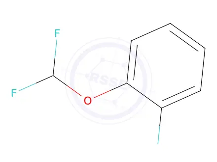 Chemical structure of 1-(Difluoromethoxy)-2-fluorobenzene