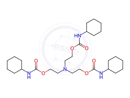 Chemical structure of nitrilotri-2,1-ethanediyl tris(cyclohexylcarbamate)