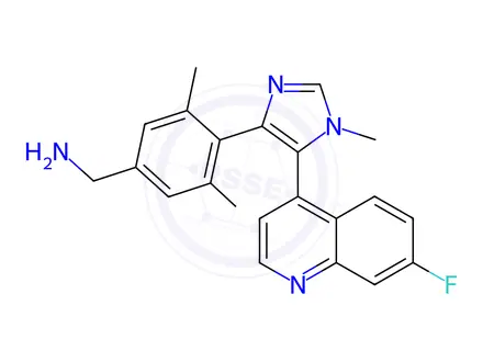 Chemical structure of BI-9321 trihydrochloride