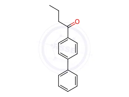 Chemical structure of 1-[1,1'-biphenyl]-4-yl-1-butanone