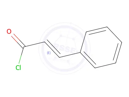Chemical structure of Cinnamoyl Chloride pure