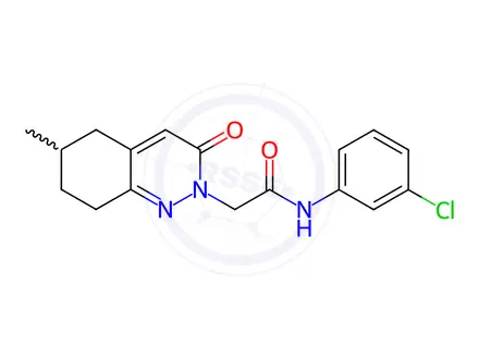 Chemical structure of N-(3-Chlorophenyl)-2-(6-methyl-3-oxo-5,6,7,8-tetrahydrocinnolin-2(3H)-yl)acetamide
