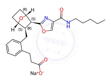 Chemical structure of Ifetroban sodium
