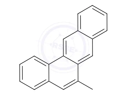 Chemical structure of 6-Methylbenz[a]anthracene