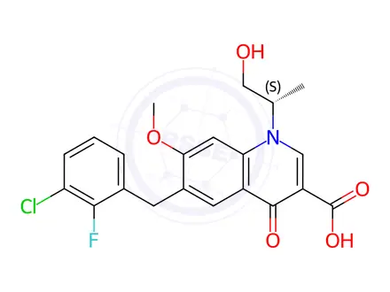 Chemical structure of Elvitegravir Impurity 6