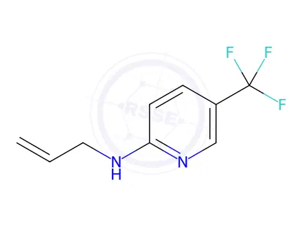 Chemical structure of n-Allyl-5-(trifluoromethyl)pyridin-2-amine