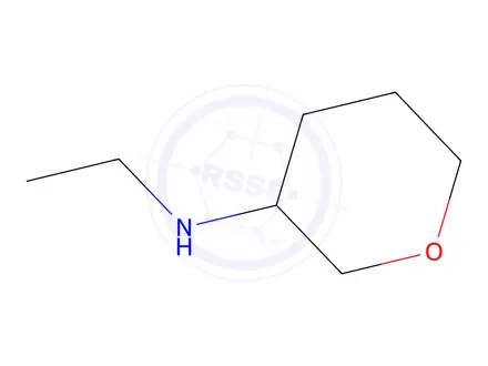 Chemical structure of n-Ethyltetrahydro-2h-pyran-3-amine