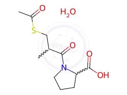 Chemical structure of Captopril EP Impurity J (Hydrate)