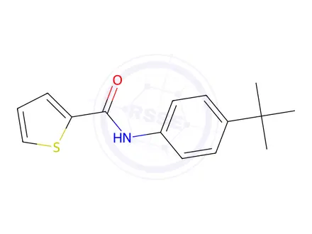 Chemical structure of n-(4-(Tert-butyl)phenyl)thiophene-2-carboxamide