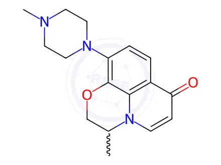Chemical structure of Ofloxacin Impurity 18