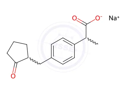 Chemical structure of Loxoprofen Sodium