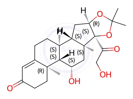 Chemical structure of Budesonide Impurity 188
