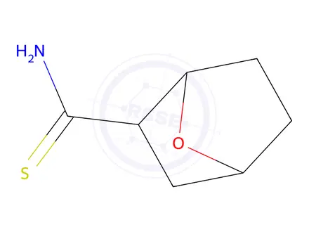 Chemical structure of 7-Oxabicyclo[2.2.1]heptane-2-carbothioamide