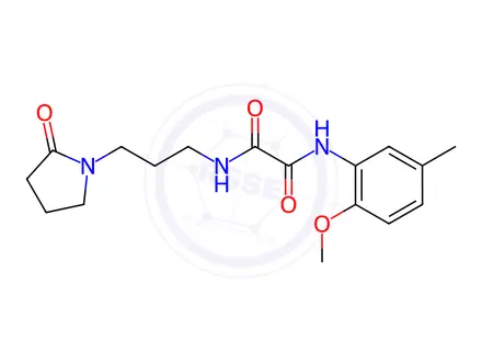 Chemical structure of N1-(2-Methoxy-5-methylphenyl)-N2-(3-(2-oxopyrrolidin-1-yl)propyl)oxalamide