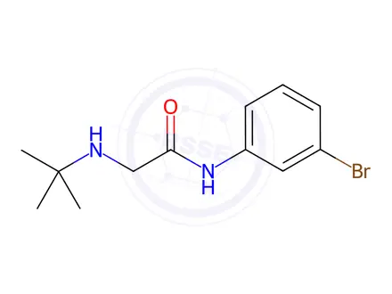 Chemical structure of n-(3-Bromophenyl)-2-(tert-butylamino)acetamide