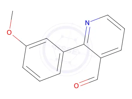 Chemical structure of 2-(3-Methoxyphenyl)nicotinaldehyde
