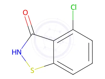 Chemical structure of 4-Chloro-2,3-dihydro-1,2-benzothiazol-3-one
