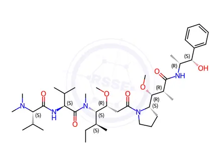Chemical structure of Auristatin E