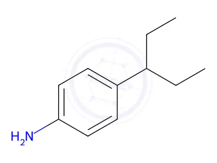 Chemical structure of 4-(pentan-3-yl)benzenamine