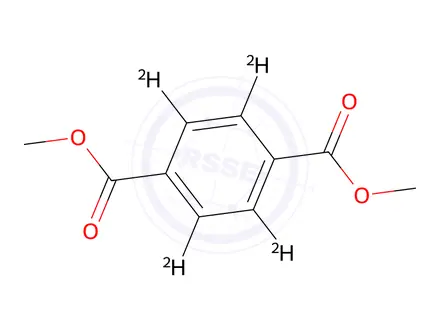 Chemical structure of 1,4-Benzenedicarboxylic Acid-d4 Dimethyl Ester