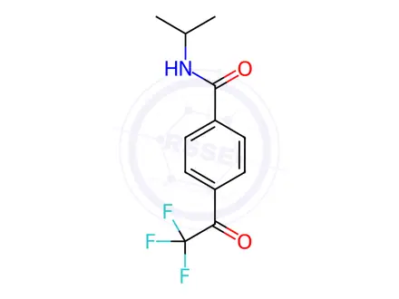 Chemical structure of N-(Propan-2-yl)-4-(2,2,2-trifluoroacetyl)benzamide