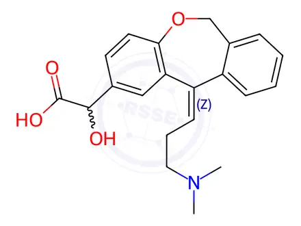 Chemical structure of Olopatadine Impurity 2