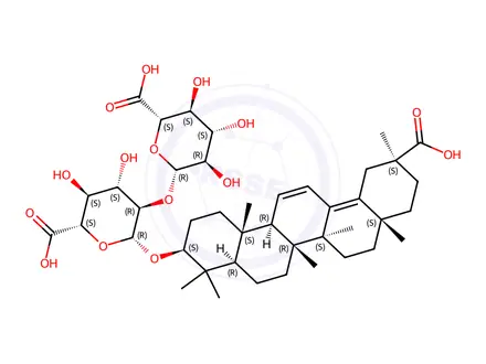 Chemical structure of Glycyrrhizic Acid Related Compound