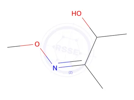 Chemical structure of 2-Butanone, 3-hydroxy-, O-methyloxime, (Z)-(9CI)