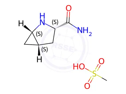 Chemical structure of Saxagliptin Impurity 59 Mesylate