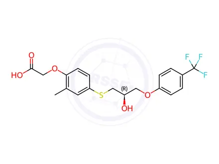 Chemical structure of O-Desethyl-Seladelpar