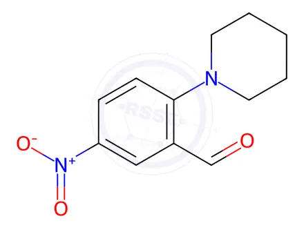 Chemical structure of 5-NITRO-2-PIPERIDINOBENZALDEHYDE