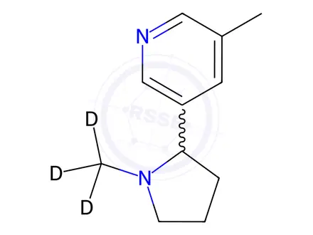 Chemical structure of 5-Methylnicotine-d3