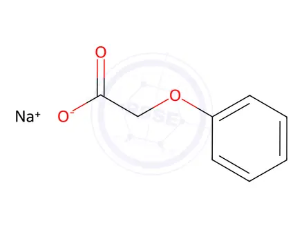 Chemical structure of Sodium phenoxyacetate