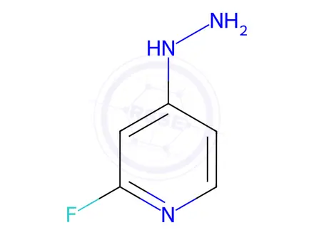 Chemical structure of 2-Fluoro-4-hydrazinopyridine
