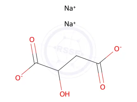 Chemical structure of Disodium DL-malate hydrate