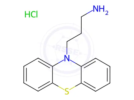 Chemical structure of Promethazine Hydrochloride Impurity 54