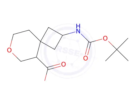 Chemical structure of 2-((Tert-butoxycarbonyl)amino)-7-oxaspiro[3.5]Nonane-5-carboxylic acid