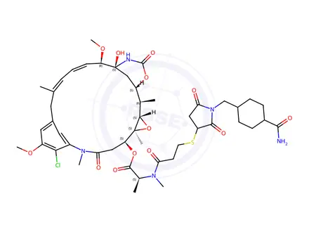 Chemical structure of MCC-DM1