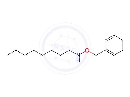 Chemical structure of 1-Octanamine, n-(phenylmethoxy)-
