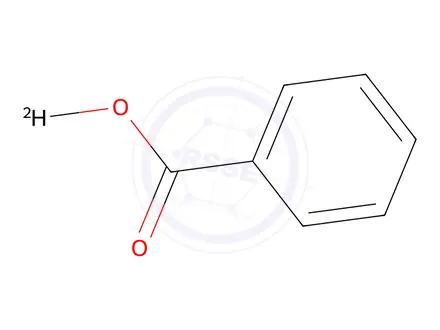 Chemical structure of Benzoic Acid-d1