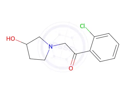 Chemical structure of 1-(2-Chlorophenyl)-2-(3-hydroxypyrrolidin-1-yl)ethan-1-one
