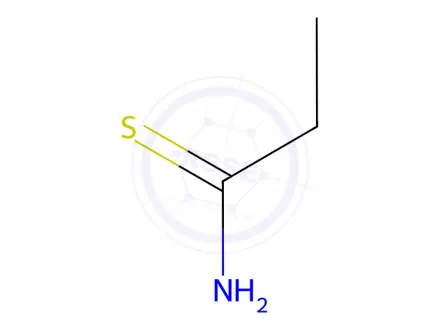 Chemical structure of Propanethioamide