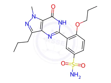 Chemical structure of Udenafil N-desalkyl