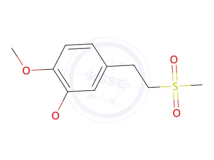 Chemical structure of 2-ethoxy-1-methoxy-4-(2-(methylsulfonyl)ethyl)benzene