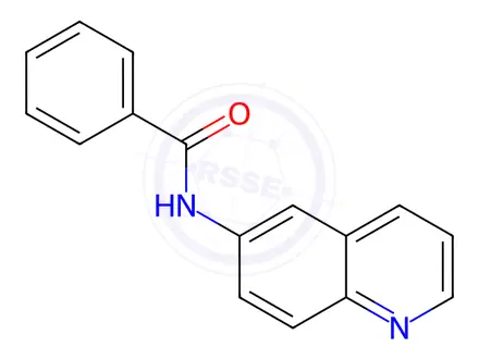 Chemical structure of N-(quinolin-6-yl)benzamide