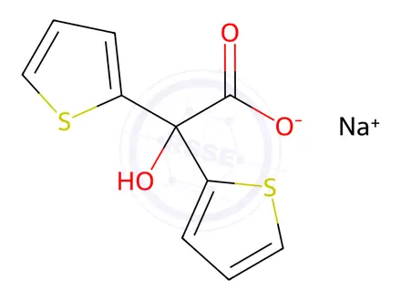 Chemical structure of Tiotropium Bromide EP Impurity A