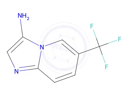 Chemical structure of 6-(Trifluoromethyl)imidazo[1,2-a]pyridin-3-amine