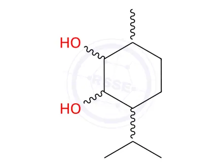 Chemical structure of 2-hydroxymenthol