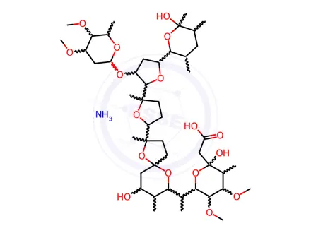 Chemical structure of Maduramycin Impurity 1 Ammonium Salt